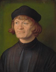 Portrait of a Clergyman (Johann Dorsch?), 1516. Creator: Albrecht Durer.