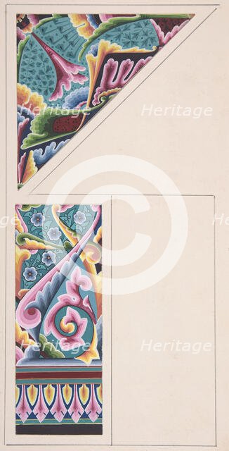 Design drawing, ca. 1883, based on earlier design. Creator: Christopher Dresser.