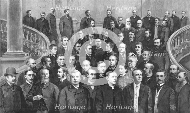 ''The Members of the New London School Board', 1891. Creator: Unknown.