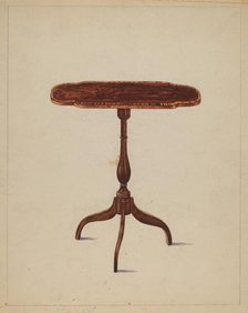 Table, 1936. Creator: Hans Westendorff.