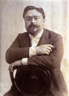 Isaac Albéniz (1860-1909), Spanish composer, photography  around 1895-96.