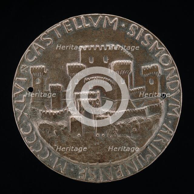 The Castle of Rimini [reverse], 1446. Creator: Matteo di Andrea de Pasti.