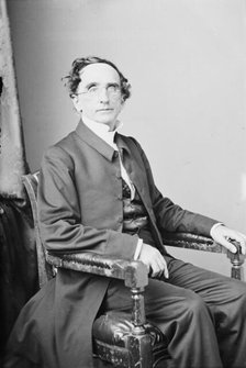 Rev. J.M. Randall, between 1855 and 1865. Creator: Unknown.