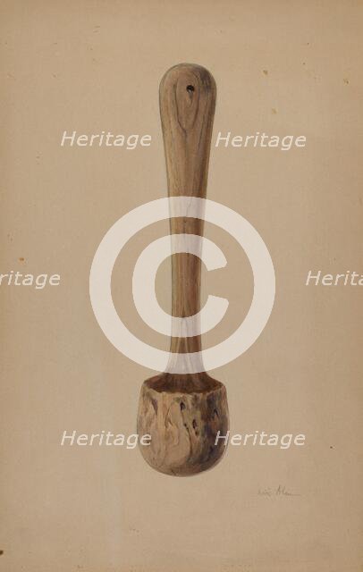 Potato Masher, c. 1937. Creator: Marie Alain.