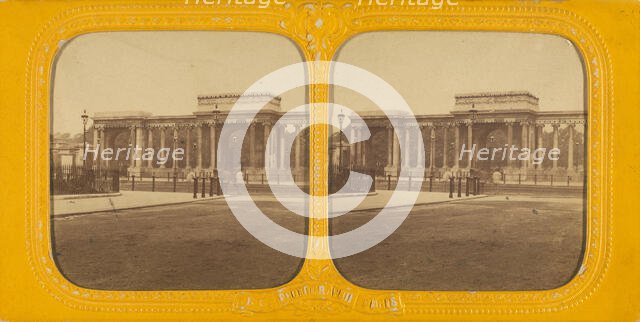 Colonnade de Hyde Park, 1860s. Creator: Adolphe Block.