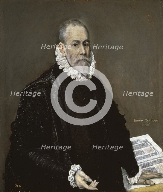 Portrait of a Physician, 1582-1585. Artist: El Greco, Dominico (1541-1614)