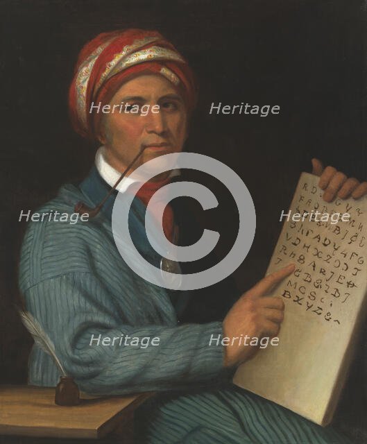 Sequoyah, c. 1830. Creator: Henry Inman.