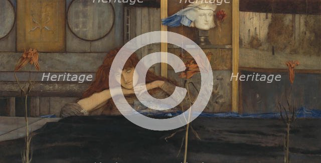 I lock my door upon myself, 1891. Creator: Khnopff, Fernand (1858-1921).