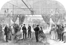 Festival at Hartford Mill, Oldham, given by Mr. Platt to 8000 of his workpeople, 1864. Creator: Unknown.