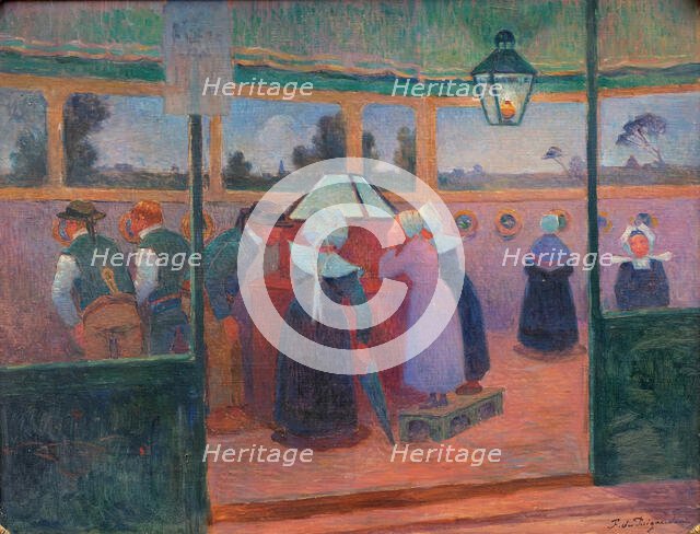 The Magic Lantern. Creator: Du Puigaudeau, Ferdinand (1864-1930).