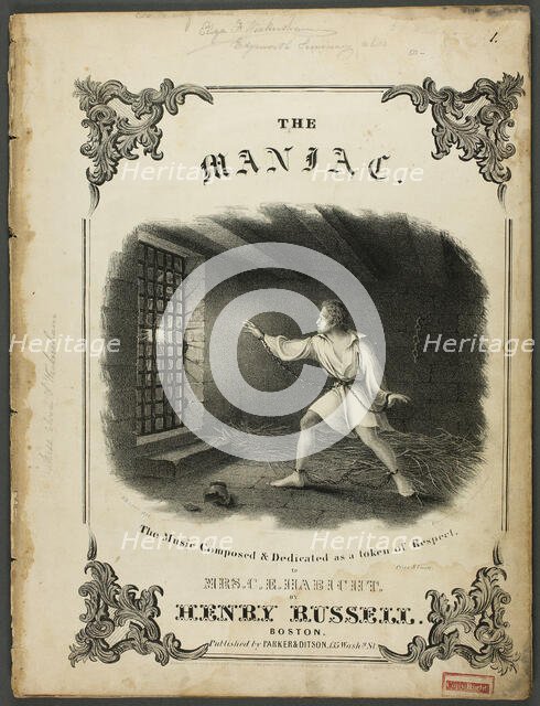 The Maniac, 1880. Creator: Fitz Hugh Lane.