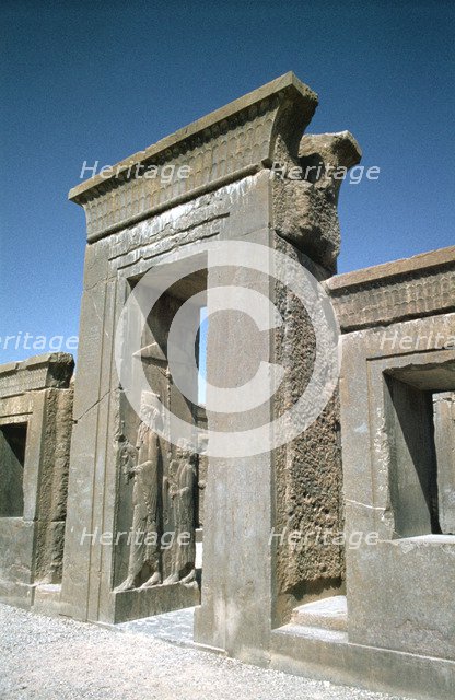 Doorway of the Palace of Darius, Persepolis, Iran
