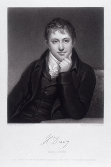 Sir Humphrey Davy, English chemist, 1803. Artist: C Turner