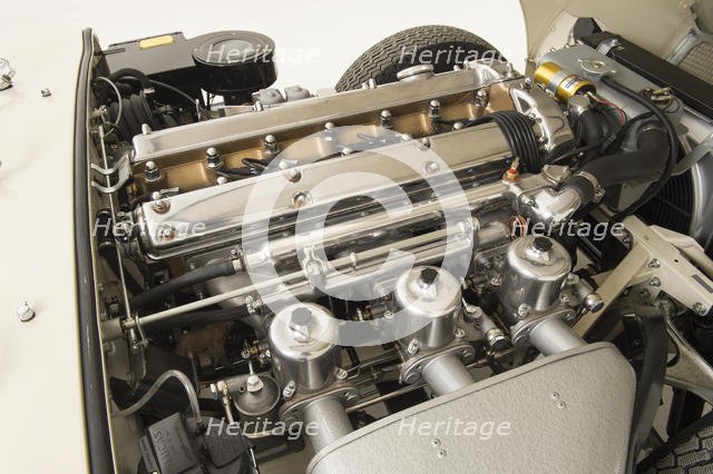 1964 Jaguar E type Series 1 drophead coupe. Creator: Unknown.