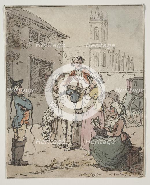 Scene Outside an Inn. Creator: Henry William Bunbury (British, 1750-1811).