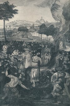 'The Burning of John Huss by the Council of Constance, July 6, 1415', (1907). Artist: Unknown.