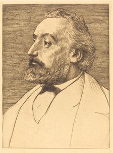 Leon Gambetta, 2nd plate. Creator: Alphonse Legros.