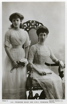 Princess Maud and the Princess Royal, c1907-c1910 (?). Creator: Unknown.