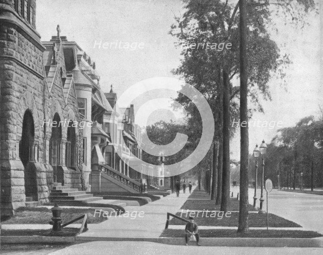 Ashland Avenue, Chicago, Illinois, USA, c1900.  Creator: Unknown.