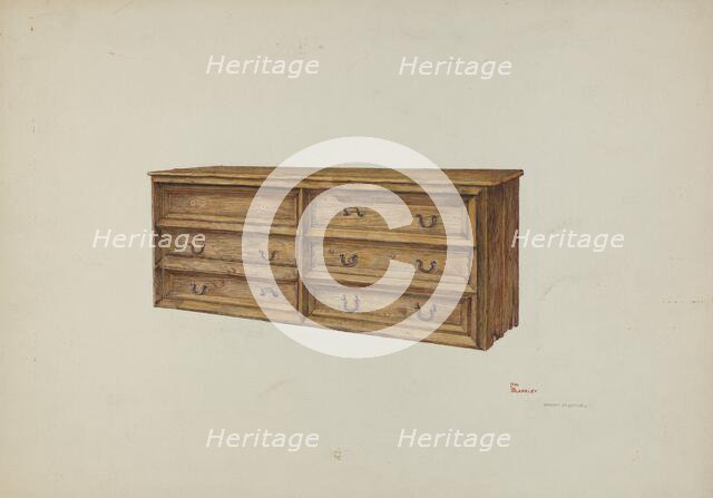 Vestment Chest, 1940. Creator: Hal Blakeley.