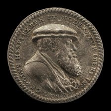 Charles V, 1500-1558, King of Spain 1516-1556, Holy Roman Emperor 1519 [obverse], 1542. Creator: Ludwig Neufahrer.