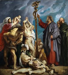 Moses and the Brazen Serpent, 1609-1610. Creator: Rubens, Pieter Paul (1577-1640).