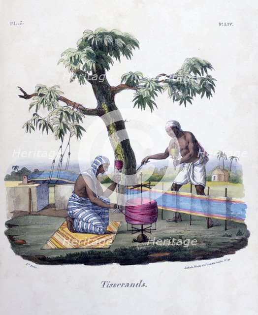 'Weavers', 1828. Artist: Marlet et Cie