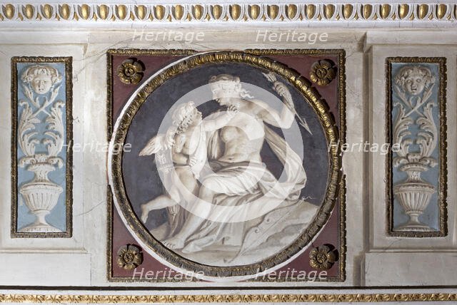 Venus disarms Cupid, 16th century. Creator: Romano, Giulio (1499-1546).