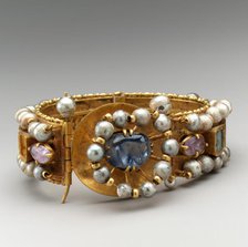 Jeweled Bracelet, Byzantine, 500-700. Creator: Unknown.