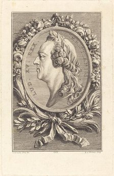 Louis XV, 1765. Creator: Benoit-Louis Prevost.