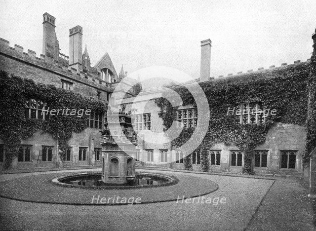 The cloisters, Newstead Abbey, Nottinghamshire, 1924-1926. Artist: Valentine & Sons Ltd