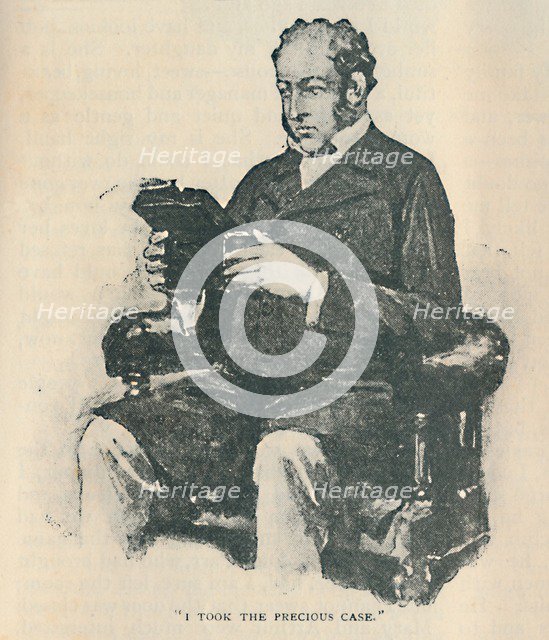 'I Took The Precious Case', 1892. Artist: Sidney E Paget.