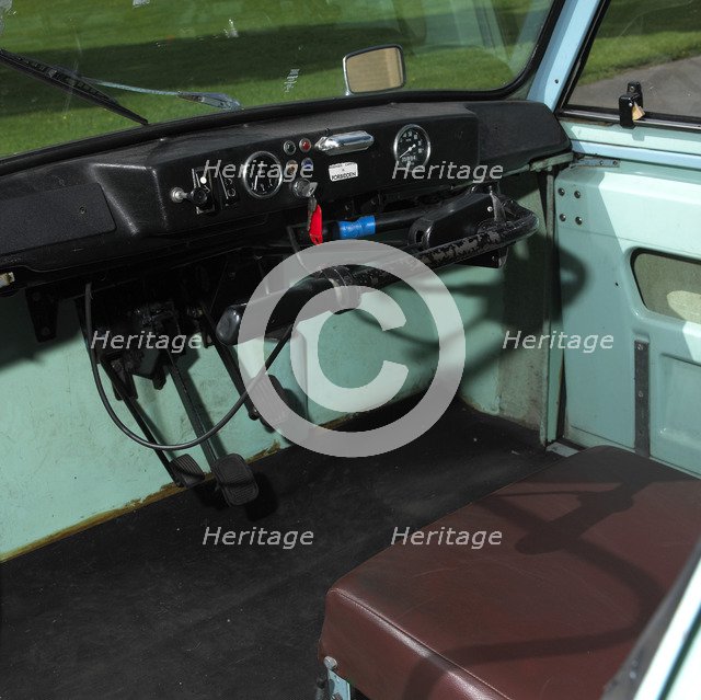 1976 AC model 70 invalid carriage interior. Artist: Unknown.
