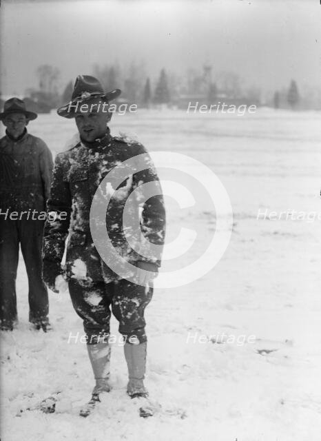 Camp Meade, Maryland - Winter Views, 1917. Creator: Harris & Ewing.