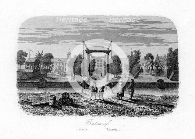 Batavia (Jakarta), Indonesia, c1840.Artist: N Remond