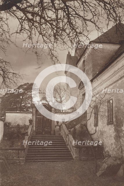 Church of St Charles Borromeo - fragment of the northern façade, Kielce, between 1920-1930. Creator: Unknown.