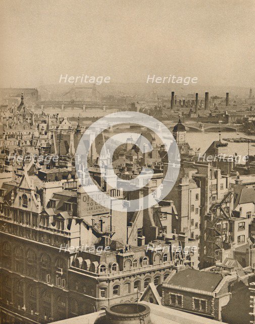 'South-Eastward View from Bush House as Far as Blackheath', c1935. Creator: Unknown.