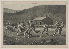 "Snap-the-Whip", 1873. Creator: Winslow Homer (American, 1836-1910).