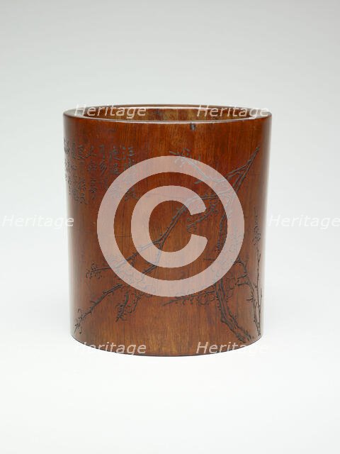 Brush Holder, China, Qing dynasty (1644-1911), early 19th century. Creator: Ma Guozhen.