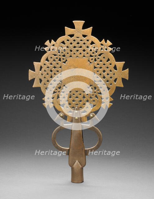 Cross, Ethiopia, Mid-/late 15th century. Creator: Unknown.