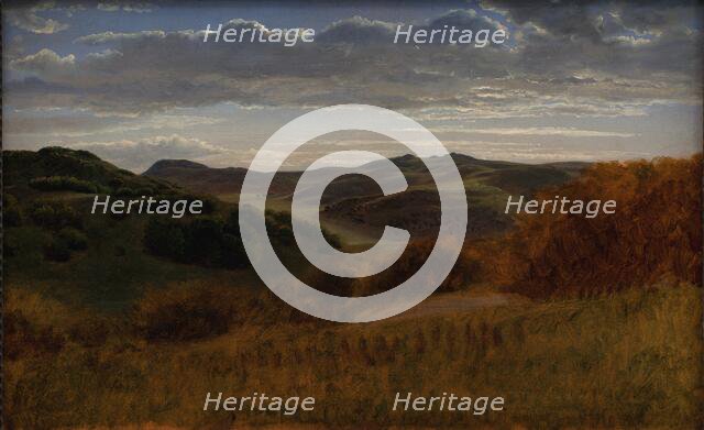 Hills behind the Moen Cliff, 1847-1851. Creator: Peter Christian Thamsen Skovgaard.