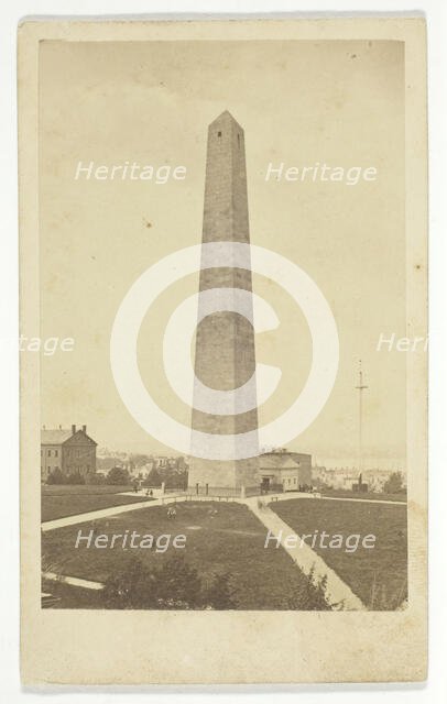 Bunker Hill Monument, 1875/1900. Creator: Allen.