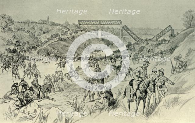'The Great Advance: Lord Roberts's Column Crossing the Sand River Drift', 1901. Creator: Unknown.