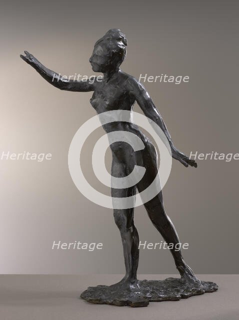 Grand Arabesque, First Time, modeled c1880s, cast 1919-21. Creator: Edgar Degas.