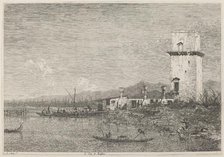 La Torre di Malghera, c. 1735/1746. Creator: Canaletto.