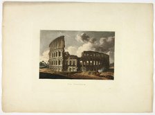 The Coliseum, plate fifteen from the Ruins of Rome, published 1796/98. Creator: Matthew Dubourg.
