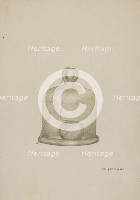 String Bowl, c. 1941. Creator: Paul Poffinbarger.