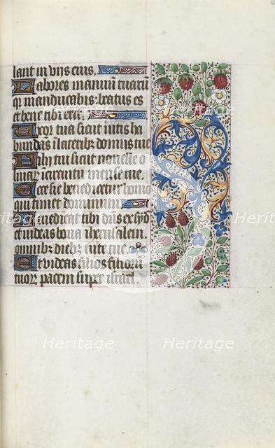 Book of Hours (Use of Rouen): fol. 69r, c. 1470. Creator: Master of the Geneva Latini (French, active Rouen, 1460-80).