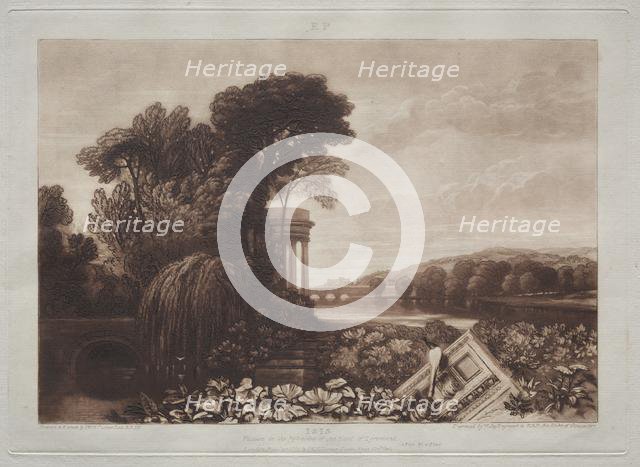 Liber Studiorum: Temple of Isis. Creator: Joseph Mallord William Turner (British, 1775-1851).