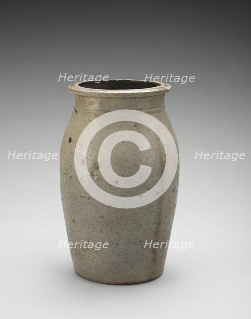 Jar, about 1870. Creator: Unknown.